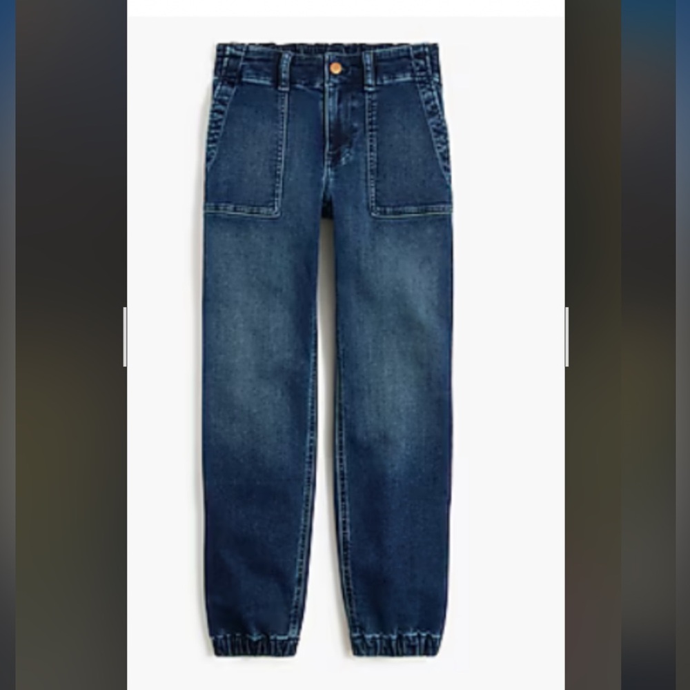 [J CREW FACTORY] DENIM UTILITY JOGGERS